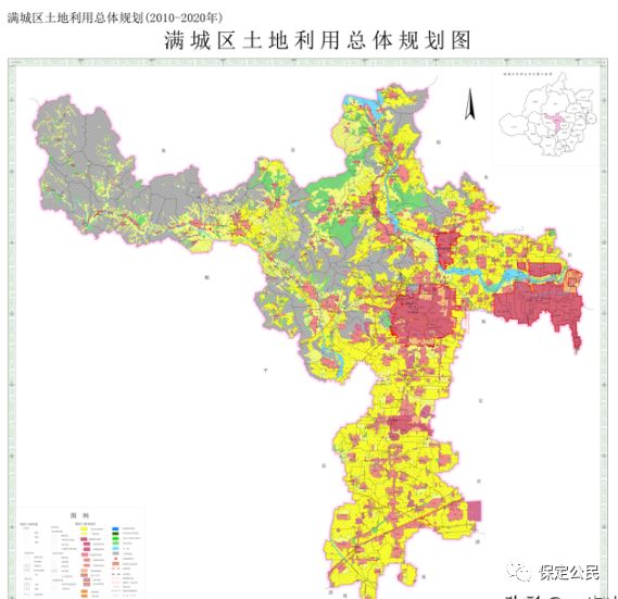 你们家规划了么?涞水等保定各区县总体规划图曝光!