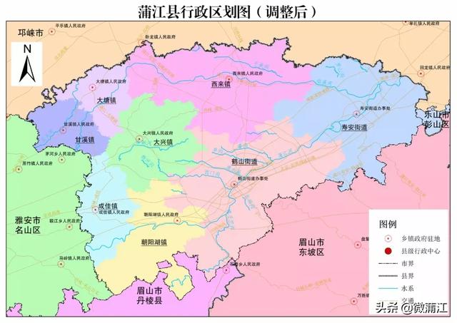 街道设置正式批复已经省,市政府《蒲江县鹤山街道等8个乡镇(街道)行政