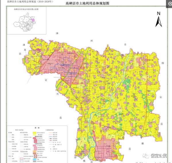 你们家规划了么?涞水等保定各区县总体规划图曝光!