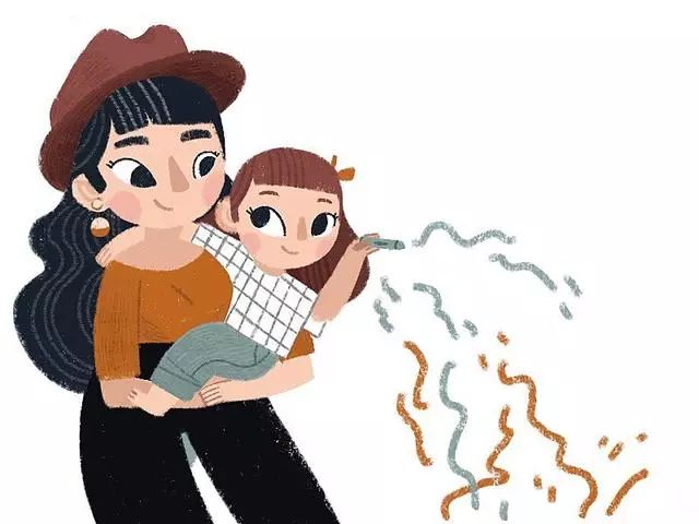 可爱又温馨的家庭绘本 手绘快乐一家人 好暖心