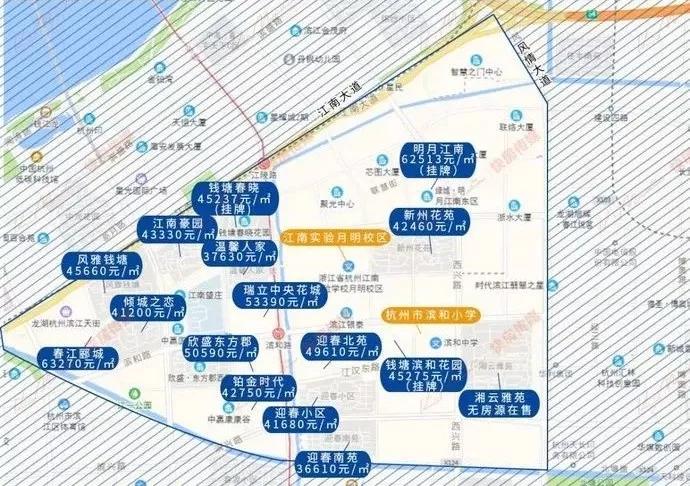 杭州最全双优学区房价图来了便宜的不到3万某小区冲上10万