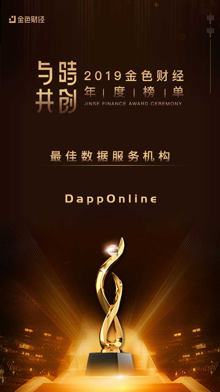 DappOnline荣获2019金色财经