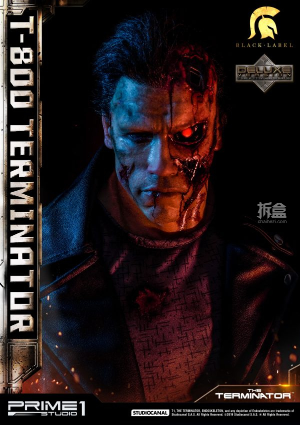 prime 1 studio《终结者1/terminator t800 1:2雕像