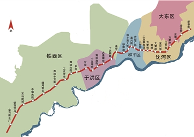 沈阳地铁3号线开工 预计2025年建成(来源:房谱网)③,量价齐升:沈北