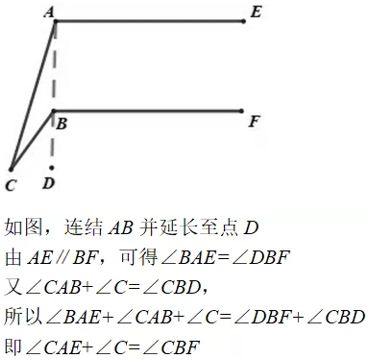 相交线与平行线的几何题型解析_模型