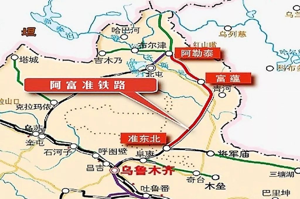 重点工程穿越卡拉麦里山有蹄类野生动物保护区新疆阿富准铁路富准段