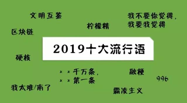 「闲敲棋子话体娱」2019年最后一天，这10个词，你不能错过