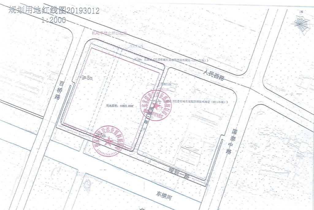 地块红线图