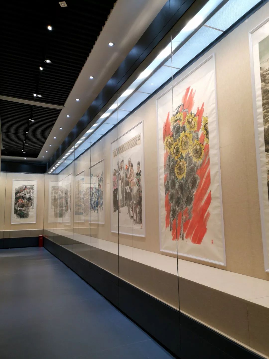 展览画说初心中国画三人展