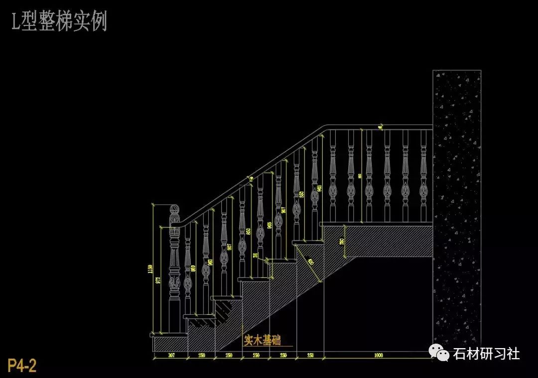 99的石材人都需要的楼梯cad节点图合集