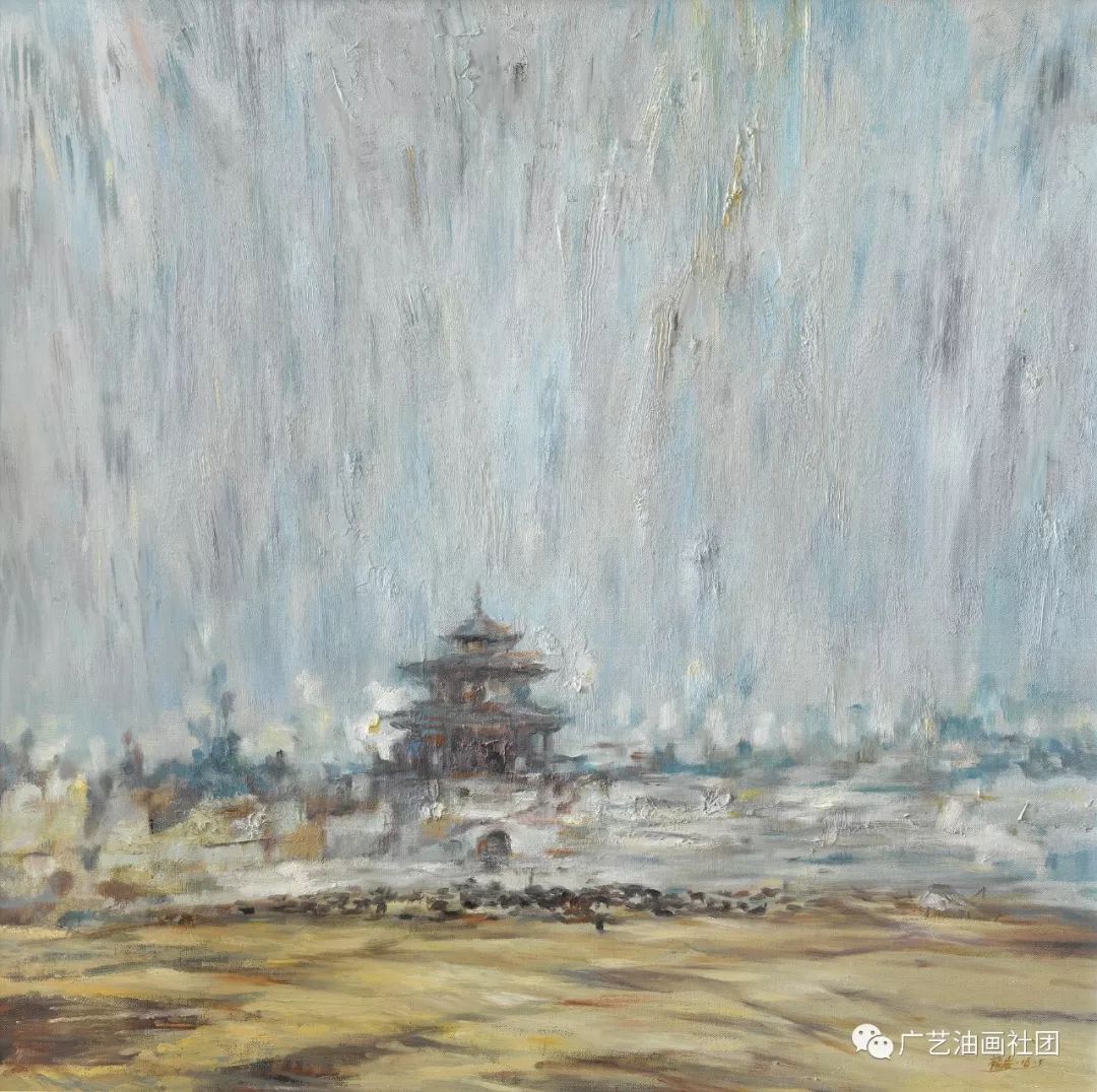 艺甸园画家风采李福岩油画作品