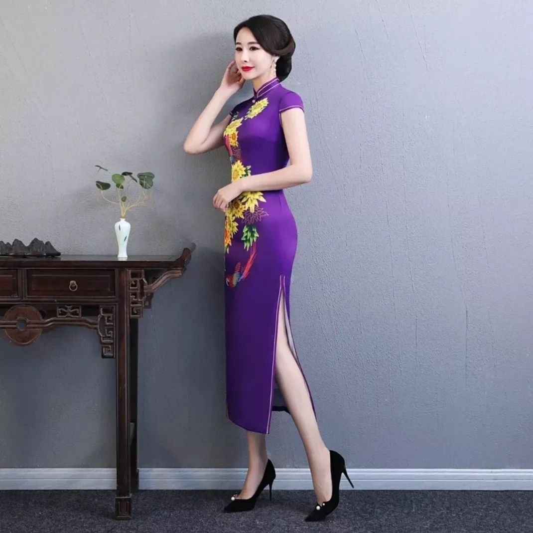 衣美人更美,美的超好看的丝绸旗袍,衣橱必备