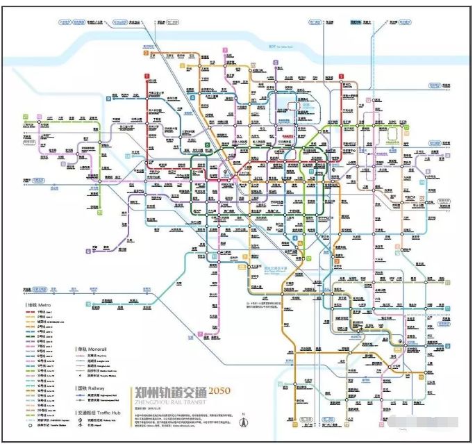 有几条地铁已经建成,郑州地铁规划的线路是22条,众所周知,同时也