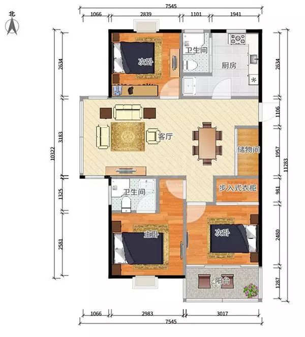 房源编号:lzd0001317户型图凤宾家园面积建筑面积121.