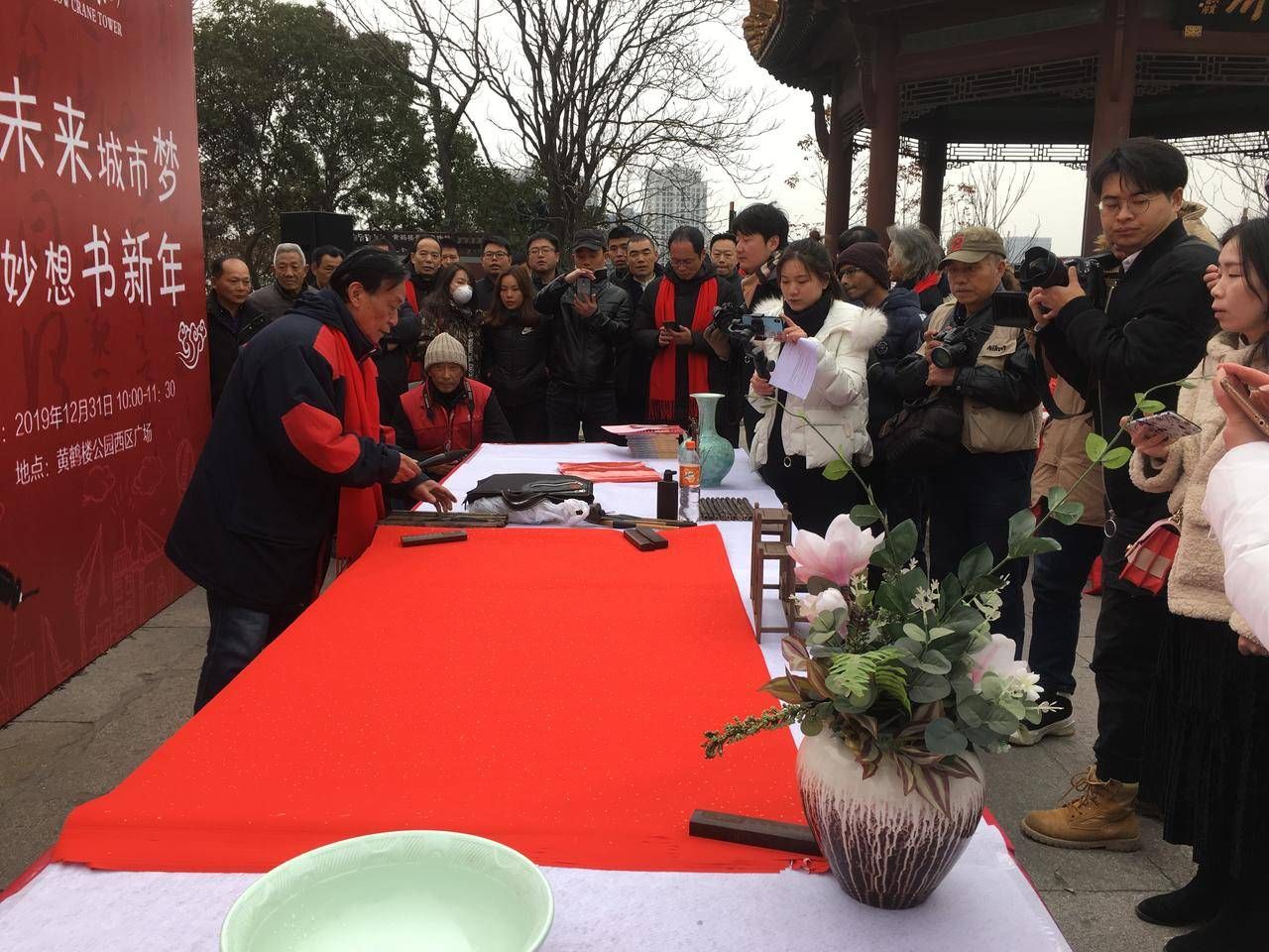 参加活动的王荣升,是长港路小学的学生,他说学习传统书法很有意义"