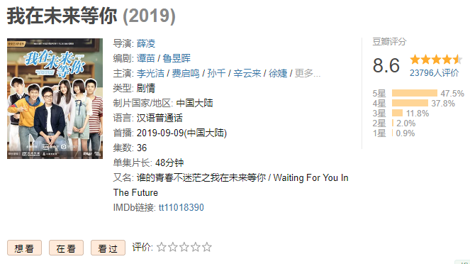 2019年十佳电视剧排名:《庆余年》仅列第九,名有点意外!