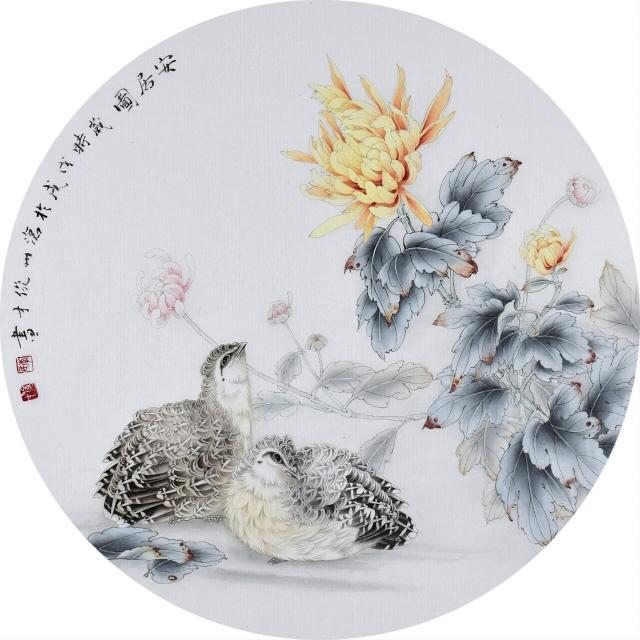 李俊才花鸟画欣赏