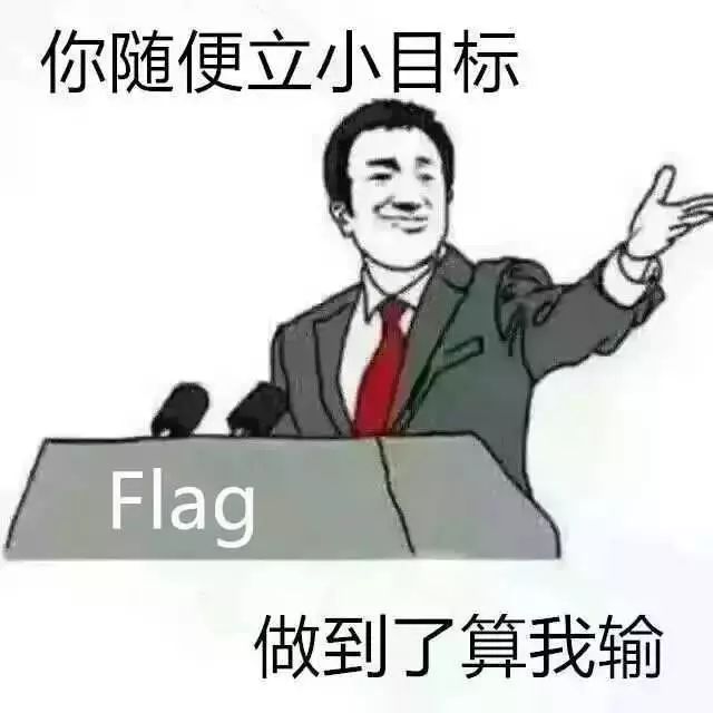 2020年进来给自己立个flag吧