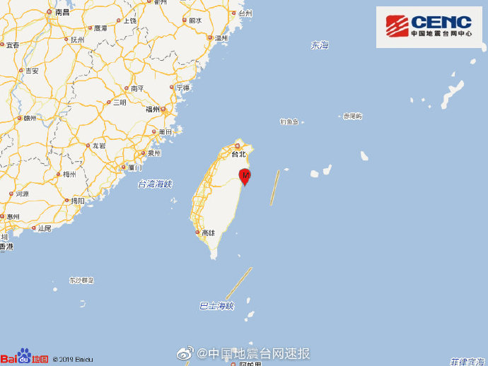 台湾花莲县海域发生4.7级地震，震源深度13千米_台网