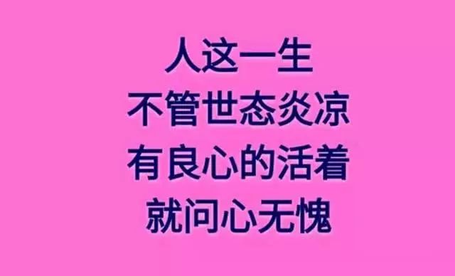 我虽然什么也没有,但是,我有良心!字字如刀