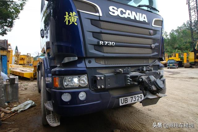 730马力v86x6公路之王全港唯一斯堪尼亚r730v8全驱牵引车