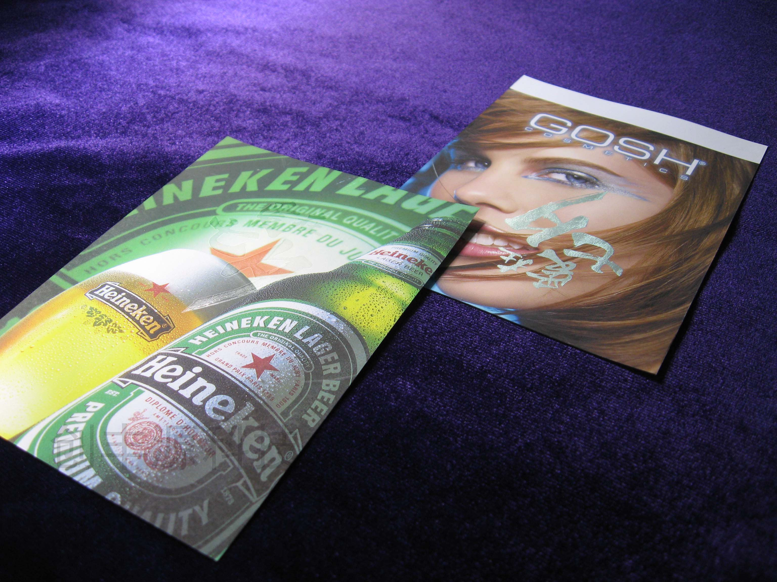 数字|数字热烫工艺——喷墨标签纸烫金上光