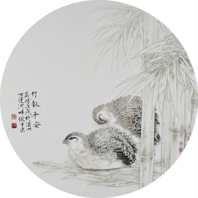 李俊才花鸟画欣赏