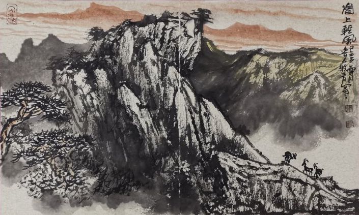 中国画名家——画家牧青山水画欣赏