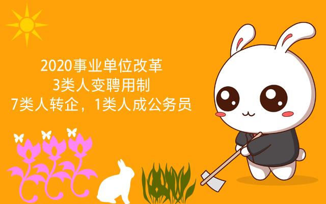 2020恩阳事业单位成_2020年,事业单位改革,这2类工作成金饭碗,收入将超公