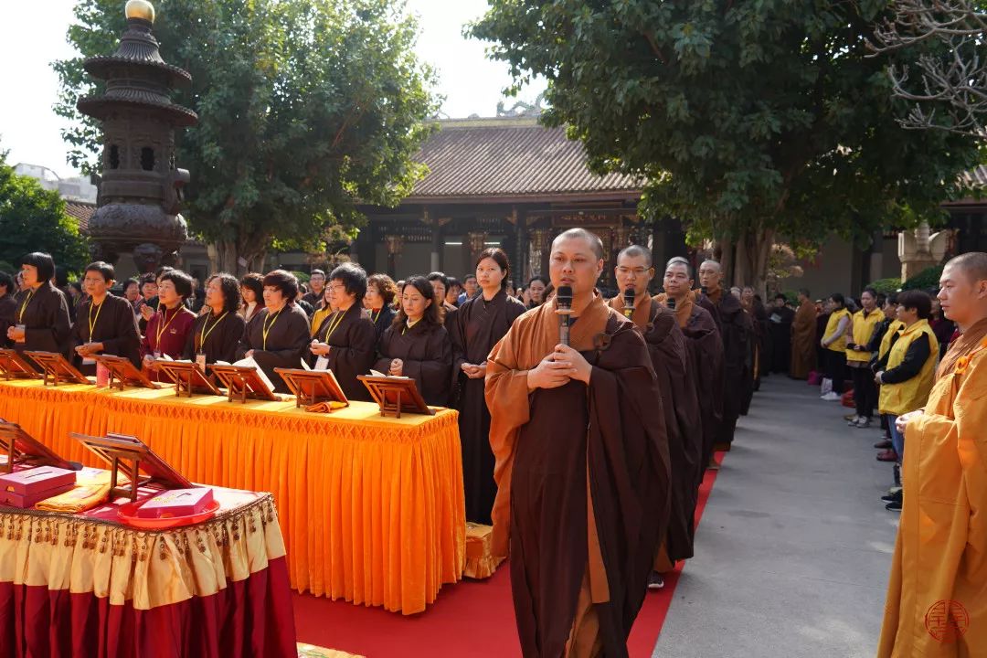 祈福纳新潮州开元寺腊月初八大供天祈福法会圆满