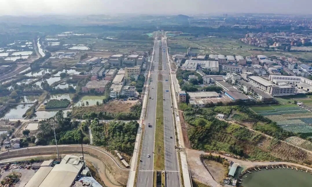 空港大道二期有了交通的助力,不仅是物流园区整治提升项目得以加速