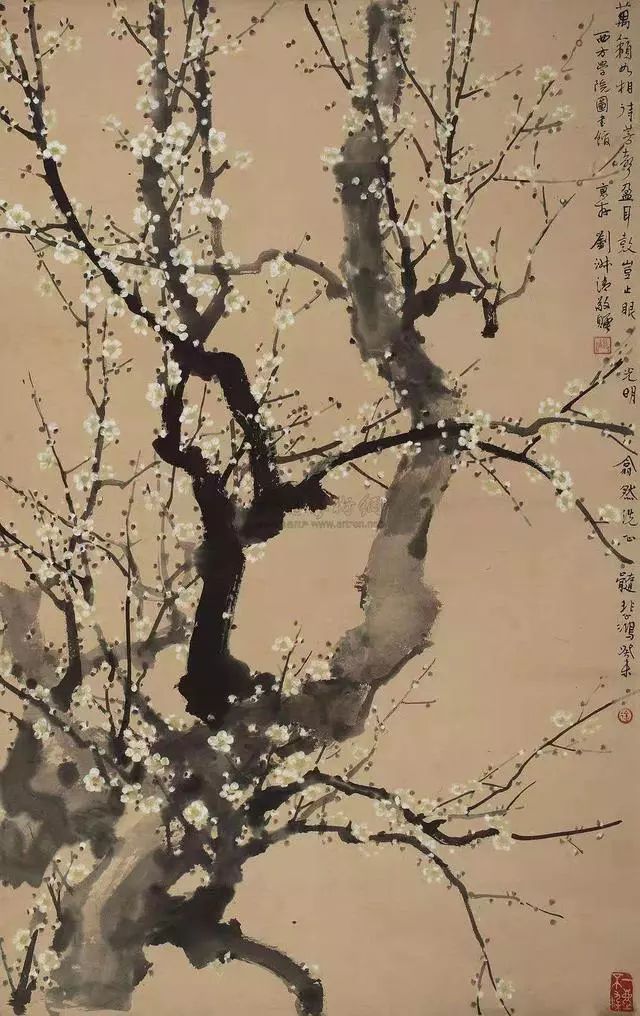 徐悲鸿教你画梅花