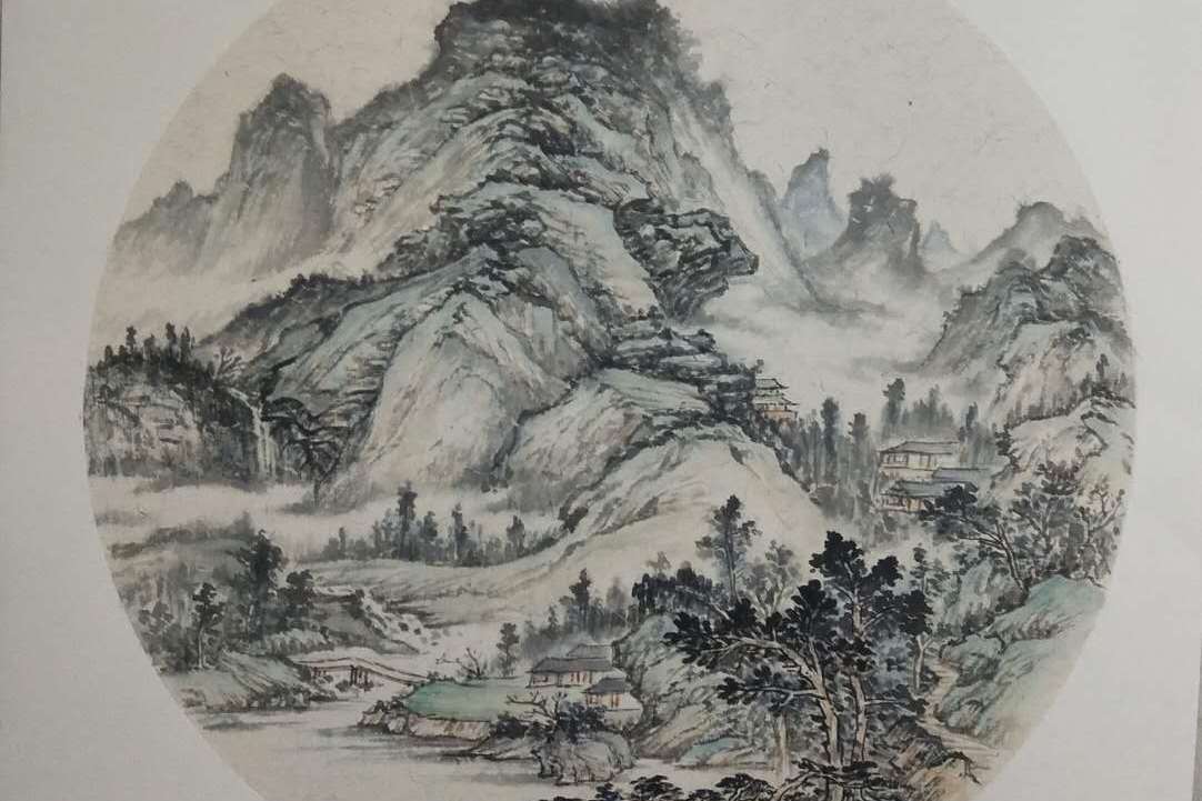 山水画知名画家作品赏析|张福民山水画|纯艺术|国画