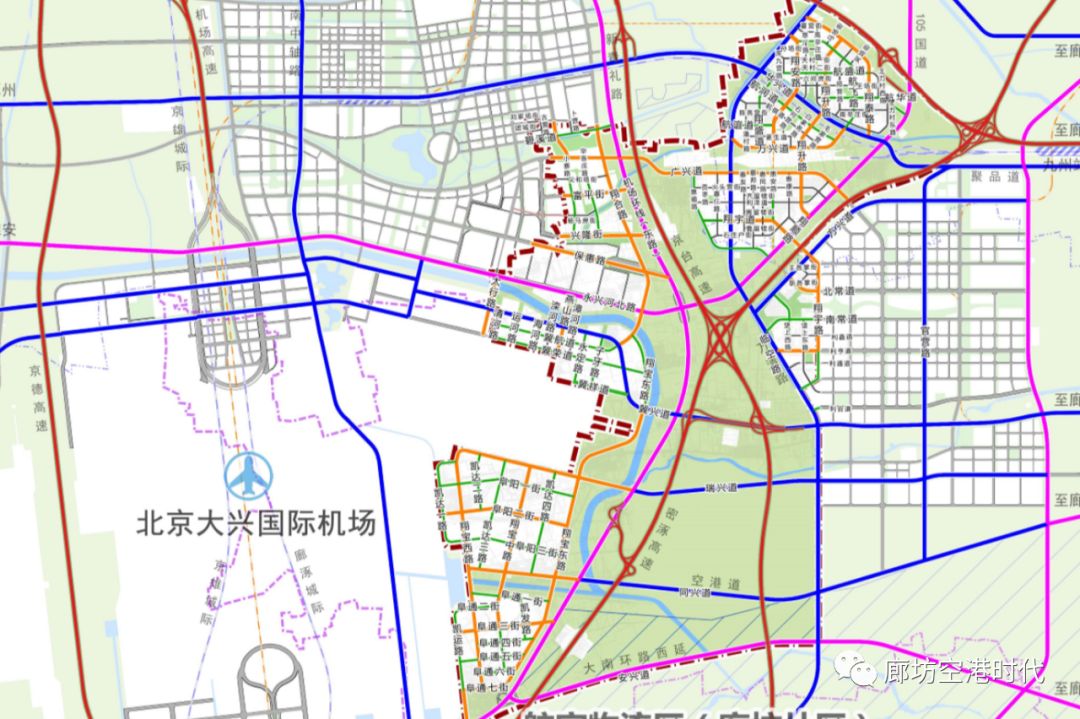 涉及永清多个村街,临空经济区.多条道路有了新名称