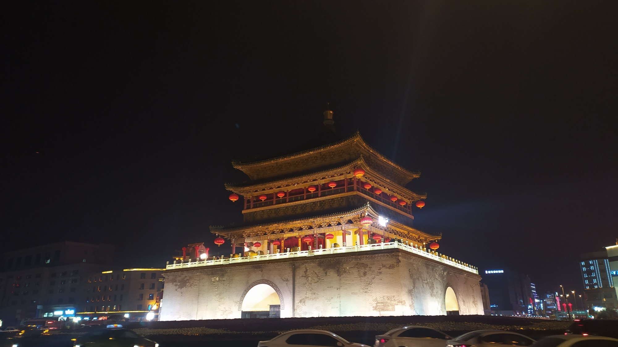 西安钟楼商圈的gdp_西安钟楼图片(2)