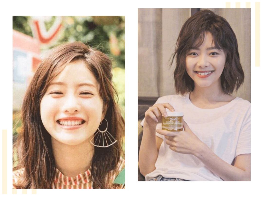 空气刘海,显可爱,三七分刘海会显得性感和妩媚,是仙女本仙也没错了