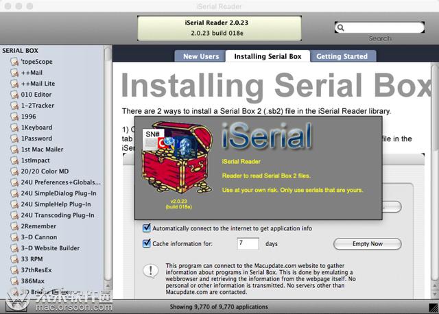 Serial Box Iserial Reader Serialseeker For Mac