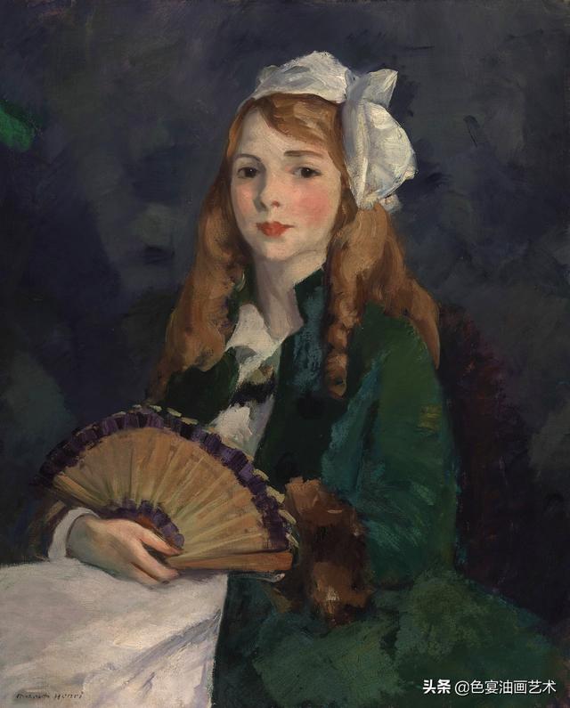罗伯特亨利robert henri油画作品
