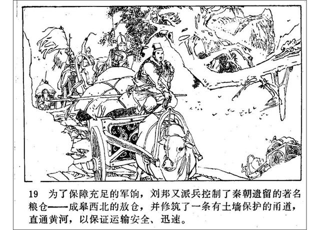 古代战争系列楚汉城皋之战苏维贤绘1982年