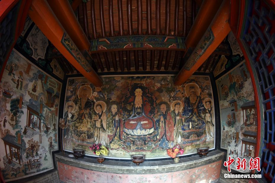 千年古刹重泰寺 精美壁画受瞩目