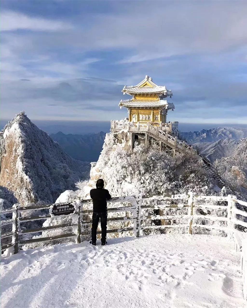 你等的雪,已经在来老君山的路上了