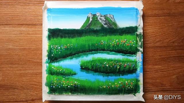 山水风景画简单图片 5550f873aa76488e885a6048f26f0ee9.jpeg