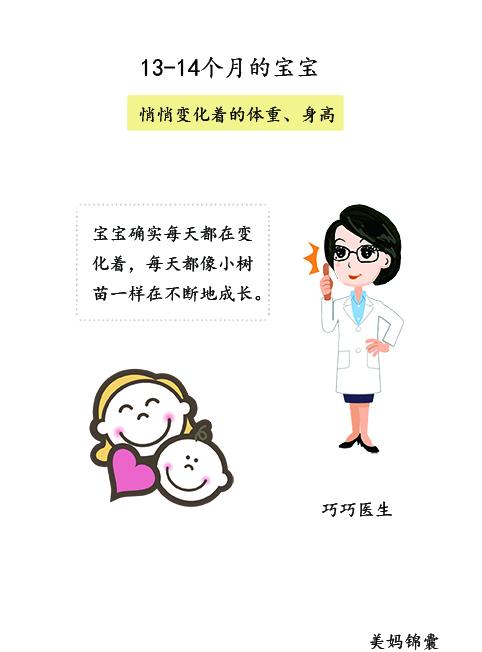 美妈锦囊专家视频：13个月左右的宝宝身高体重变化不再像婴儿期那么明显