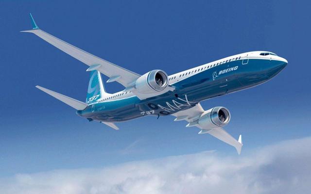 图为波音737max客机