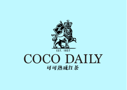 茶饮店设计使用蒂芙尼蓝,coco daily可可熟成红茶为何