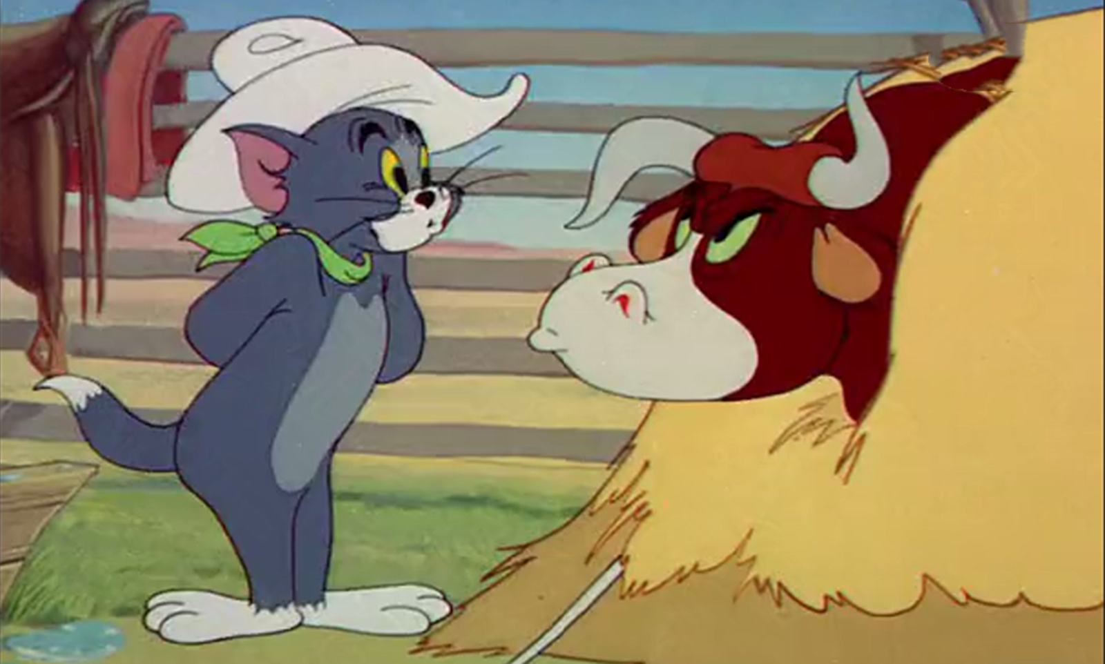 汤姆和杰瑞恶搞牛仔的一集,《西部牛仔》剧情解析_母猫
