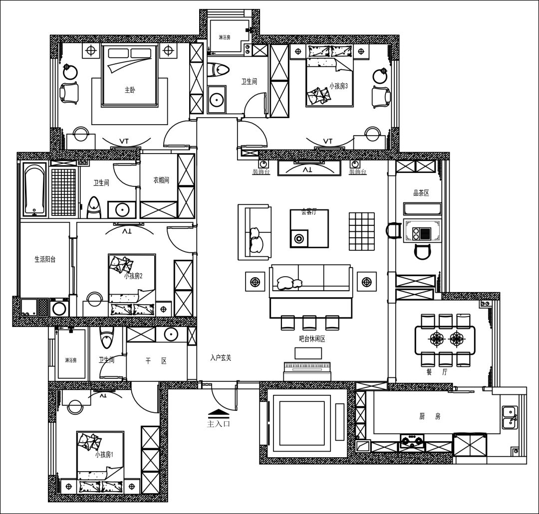 福清一品江山现代风格内附全套施工图