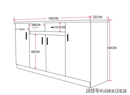 餐边柜尺寸详解