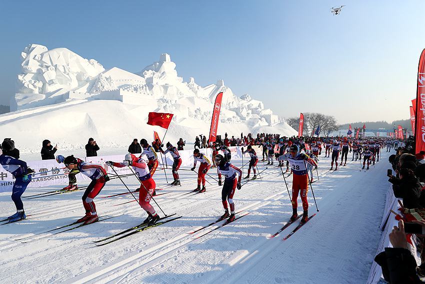 2020中国长春净月潭瓦萨国际滑雪节开幕