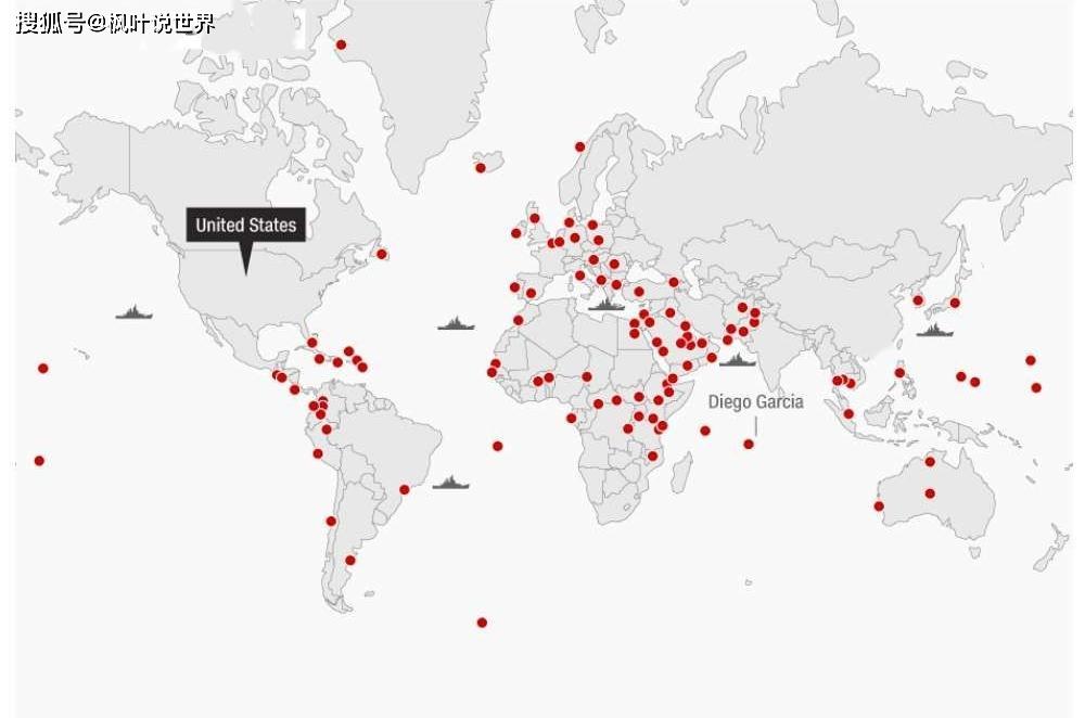 美国海外驻军分布